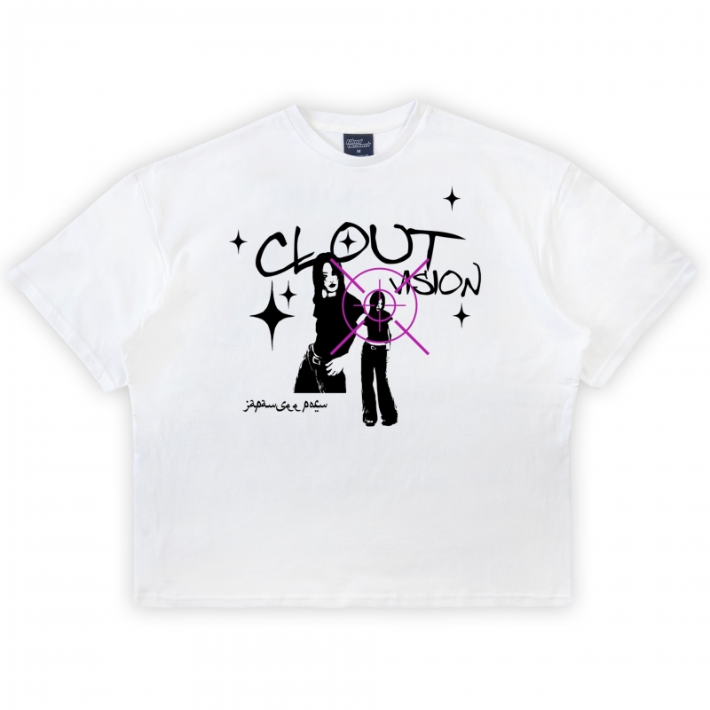 CLOUT TEE WHITE